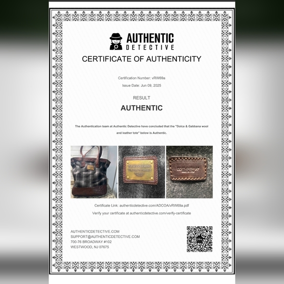 Dolce & Gabbana Black and Brown Tote Bag - Picture 2 of 13